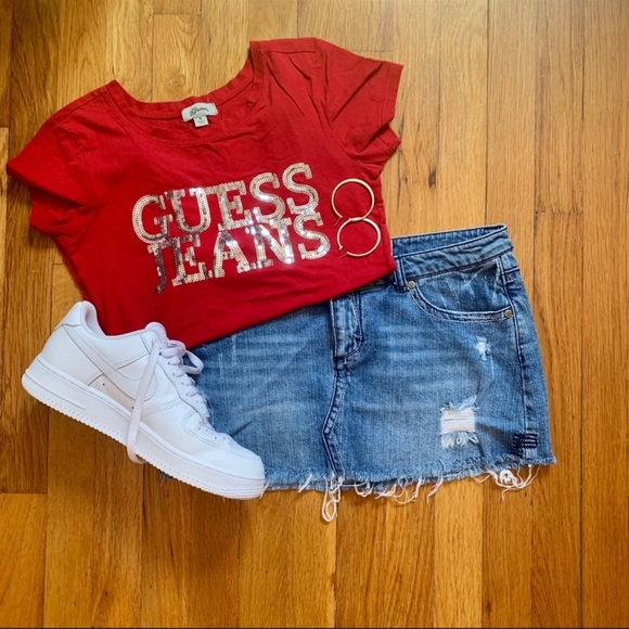 Celebrity Pink Denim Skirt - Picture 3 of 6